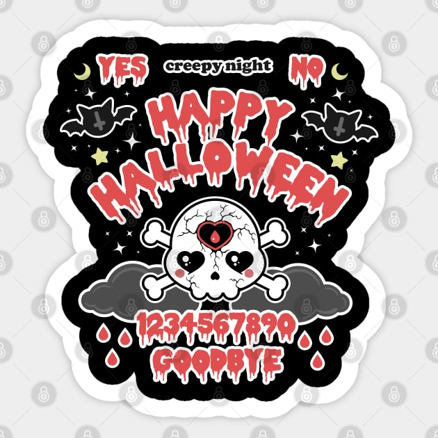 Happy Halloween Sticker by Sasyall